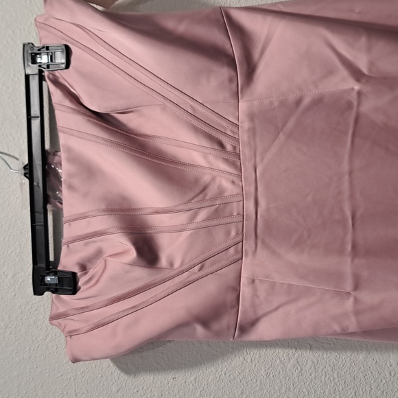 Dress the Population Cosette Corset Strapless Bodycon Dress in Rose Canyon - Picture 4 of 8